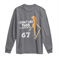 Funny Marcus The Worm 67 Meme Long Sleeve Shirt I Dont Like This Its Pissing Me Off - Wonder Print Shop