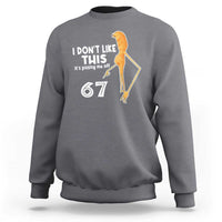 Funny Marcus The Worm 67 Meme Sweatshirt I Dont Like This Its Pissing Me Off - Wonder Print Shop