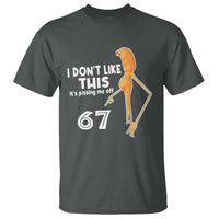 Funny Marcus The Worm 67 Meme T Shirt I Dont Like This Its Pissing Me Off - Wonder Print Shop