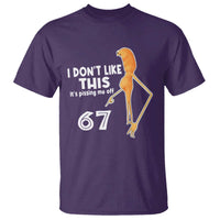 Funny Marcus The Worm 67 Meme T Shirt I Dont Like This Its Pissing Me Off - Wonder Print Shop