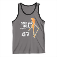 Funny Marcus The Worm 67 Meme Tank Top I Dont Like This Its Pissing Me Off - Wonder Print Shop