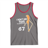 Funny Marcus The Worm 67 Meme Tank Top I Dont Like This Its Pissing Me Off - Wonder Print Shop