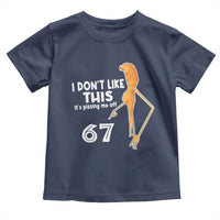 Funny Marcus The Worm 67 Meme Toddler T Shirt I Dont Like This Its Pissing Me Off - Wonder Print Shop