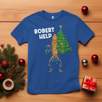 Funny Marcus The Worm Christmas T Shirt Robert Help Xmas Tree - Wonder Print Shop