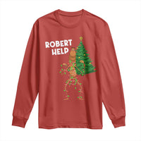 Funny Marcus The Worm Christmas Long Sleeve Shirt Robert Help Xmas Tree - Wonder Print Shop