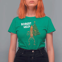 Funny Marcus The Worm Christmas T Shirt For Women Robert Help Xmas Tree - Wonder Print Shop