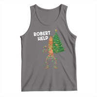 Funny Marcus The Worm Christmas Tank Top Robert Help Xmas Tree - Wonder Print Shop