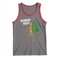 Funny Marcus The Worm Christmas Tank Top Robert Help Xmas Tree - Wonder Print Shop