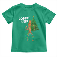 Funny Marcus The Worm Christmas Toddler T Shirt Robert Help Xmas Tree - Wonder Print Shop