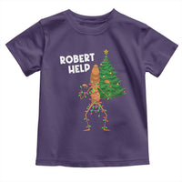 Funny Marcus The Worm Christmas Toddler T Shirt Robert Help Xmas Tree - Wonder Print Shop