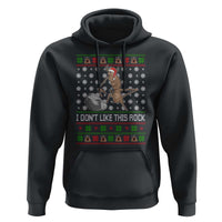 Funny Marcus The Worm Christmas Hoodie I Dont Like This Rock Xmas Holiday - Wonder Print Shop