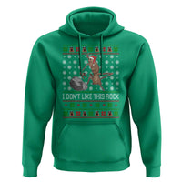 Funny Marcus The Worm Christmas Hoodie I Dont Like This Rock Xmas Holiday - Wonder Print Shop