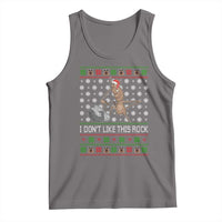 Funny Marcus The Worm Christmas Tank Top I Dont Like This Rock Xmas Holiday - Wonder Print Shop