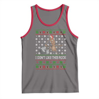 Funny Marcus The Worm Christmas Tank Top I Dont Like This Rock Xmas Holiday - Wonder Print Shop