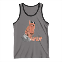 Funny Marcus The Worm Tank Top I Dont Like This Rock Meme - Wonder Print Shop