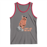 Funny Marcus The Worm Tank Top I Dont Like This Rock Meme - Wonder Print Shop