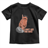 Funny Marcus The Worm Toddler T Shirt I Dont Like This Rock Meme - Wonder Print Shop