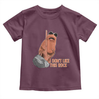 Funny Marcus The Worm Toddler T Shirt I Dont Like This Rock Meme - Wonder Print Shop