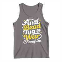 Funny Anal Bead Tug O War Tank Top Inappropriate Adult Humor Weird Cringe - Wonder Print Shop