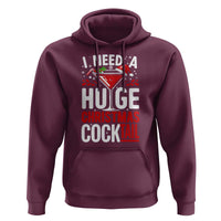 I Need A Huge Christmas Cocktail Hoodie Funny Xmas Adult Humor Party Drinking - Wonder Print Shop