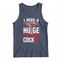 I Need A Huge Christmas Cocktail Tank Top Funny Xmas Adult Humor Party Drinking - Wonder Print Shop