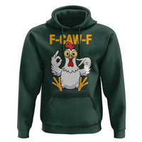 Funny F Caw F 67 Meme Hoodie Cartoon Chicken Poultry Humor - Wonder Print Shop