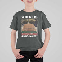 Funny Marcus The Worm Christmas T Shirt For Kid Where Is Jimbo James Xmas Ugly Sweater - Wonder Print Shop
