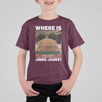 Funny Marcus The Worm Christmas T Shirt For Kid Where Is Jimbo James Xmas Ugly Sweater - Wonder Print Shop
