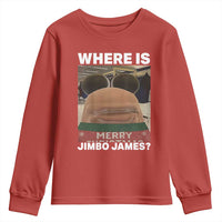 Funny Marcus The Worm Christmas Youth Sweatshirt Where Is Jimbo James Xmas Ugly Sweater - Wonder Print Shop