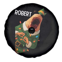 Funny Christmas Marcus The Worm Robert Xmas Elf Spare Tire Cover - Wonder Print Shop