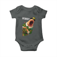 Funny Christmas Marcus The Worm Robert Xmas Elf Baby Onesie - Wonder Print Shop