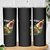 Funny Christmas Marcus The Worm Robert Xmas Elf Skinny Tumbler - Wonder Print Shop