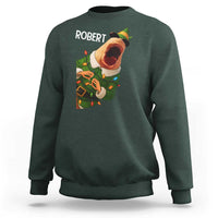 Funny Christmas Marcus The Worm Robert Xmas Elf Sweatshirt - Wonder Print Shop