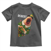 Funny Christmas Marcus The Worm Robert Xmas Elf Toddler T Shirt - Wonder Print Shop