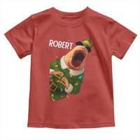 Funny Christmas Marcus The Worm Robert Xmas Elf Toddler T Shirt - Wonder Print Shop