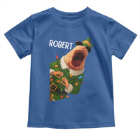 Funny Christmas Marcus The Worm Robert Xmas Elf Toddler T Shirt - Wonder Print Shop