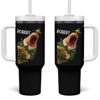 Funny Christmas Marcus The Worm Robert Xmas Elf Tumbler With Handle - Wonder Print Shop