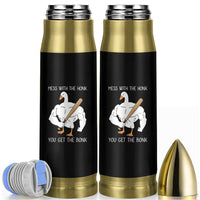 Funny Mess With The Honk You Get The Bonk Bullet Tumbler Muscle Silly Goose - Wonder Print Shop