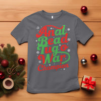 Funny Anal Bead Tug O War Christmas T Shirt Inappropriate Adult Humor Weird Cringe - Wonder Print Shop