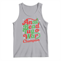 Funny Anal Bead Tug O War Christmas Tank Top Inappropriate Adult Humor Weird Cringe - Wonder Print Shop