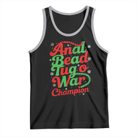 Funny Anal Bead Tug O War Christmas Tank Top Inappropriate Adult Humor Weird Cringe - Wonder Print Shop