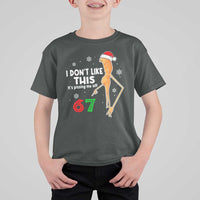 Funny Marcus The Worm 67 Meme Christmas T Shirt For Kid I Don't Like This It's Pissing Me Off - Wonder Print Shop