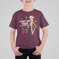 Funny Marcus The Worm 67 Meme Christmas T Shirt For Kid I Don't Like This It's Pissing Me Off - Wonder Print Shop
