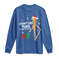 Funny Marcus The Worm 67 Meme Christmas Long Sleeve Shirt I Don't Like This It's Pissing Me Off - Wonder Print Shop