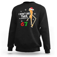 Funny Marcus The Worm 67 Meme Christmas Sweatshirt I Don't Like This It's Pissing Me Off - Wonder Print Shop