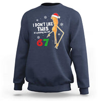 Funny Marcus The Worm 67 Meme Christmas Sweatshirt I Don't Like This It's Pissing Me Off - Wonder Print Shop