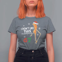 Funny Marcus The Worm 67 Meme Christmas T Shirt For Women I Don't Like This It's Pissing Me Off - Wonder Print Shop
