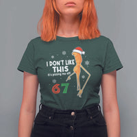 Funny Marcus The Worm 67 Meme Christmas T Shirt For Women I Don't Like This It's Pissing Me Off - Wonder Print Shop
