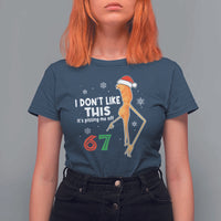 Funny Marcus The Worm 67 Meme Christmas T Shirt For Women I Don't Like This It's Pissing Me Off - Wonder Print Shop
