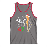 Funny Marcus The Worm 67 Meme Christmas Tank Top I Don't Like This It's Pissing Me Off - Wonder Print Shop